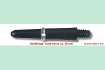 Násadky KARELLA Nylon Extra Short - čierne art. 44412